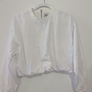 Zara White Bouse (Sz S) - NWT
